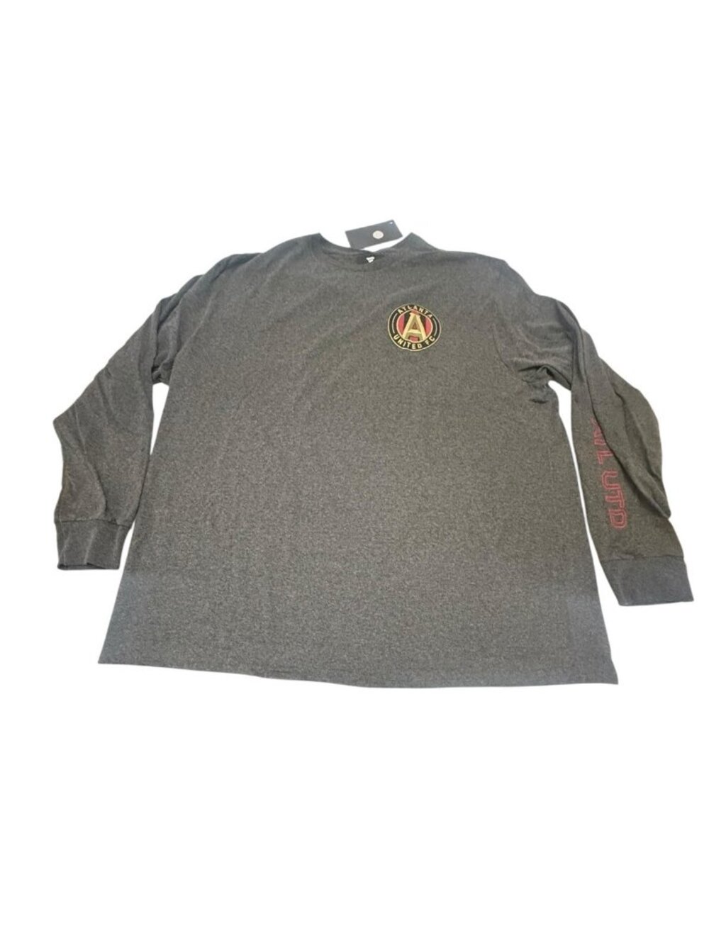 Atlanta United FC Long Sleeve Shirt Men’s 2XL Gray Fanatics MLS Soccer Tee - Picture 2 of 16
